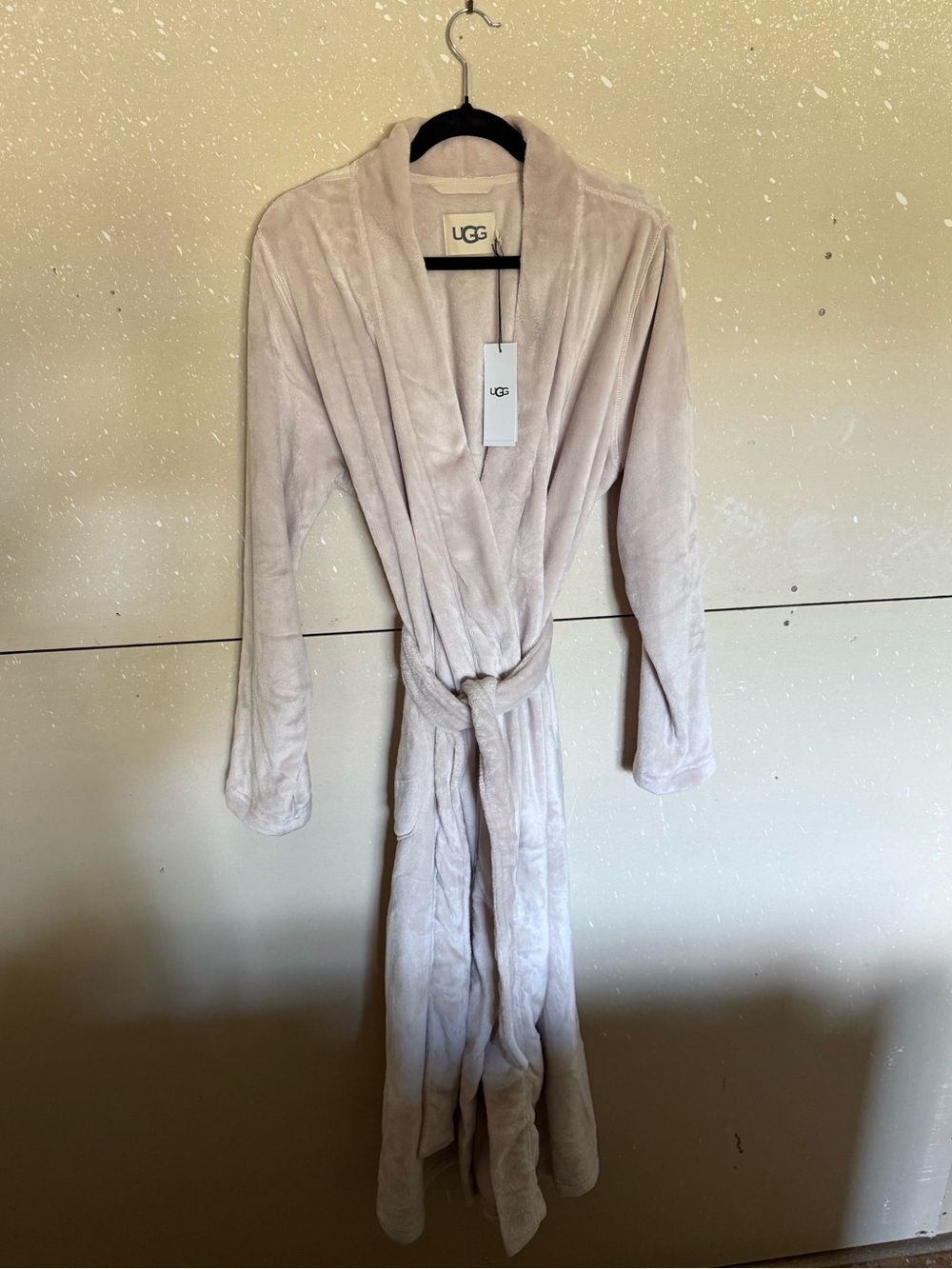 UGG Plush Long Robe in Light Taupe
